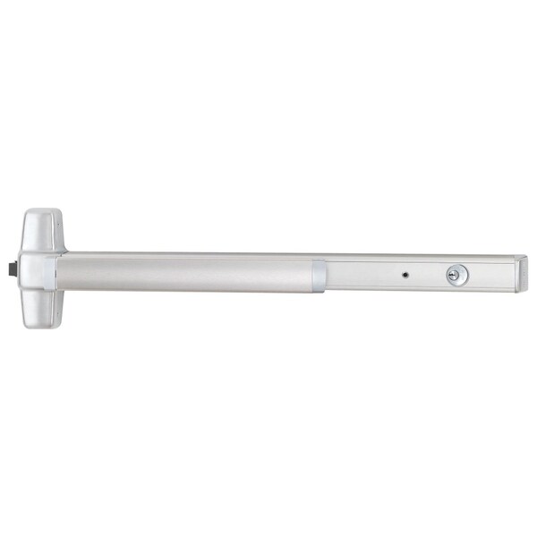 Grade 1 Delayed Egress Exit Device, 36-in Length, Exit Only, Less Dogging, Delayed Egress, Satin Sta